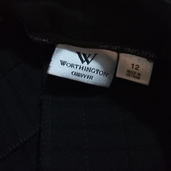 Black Pin Stripe Trousers - Picture 4 of 4